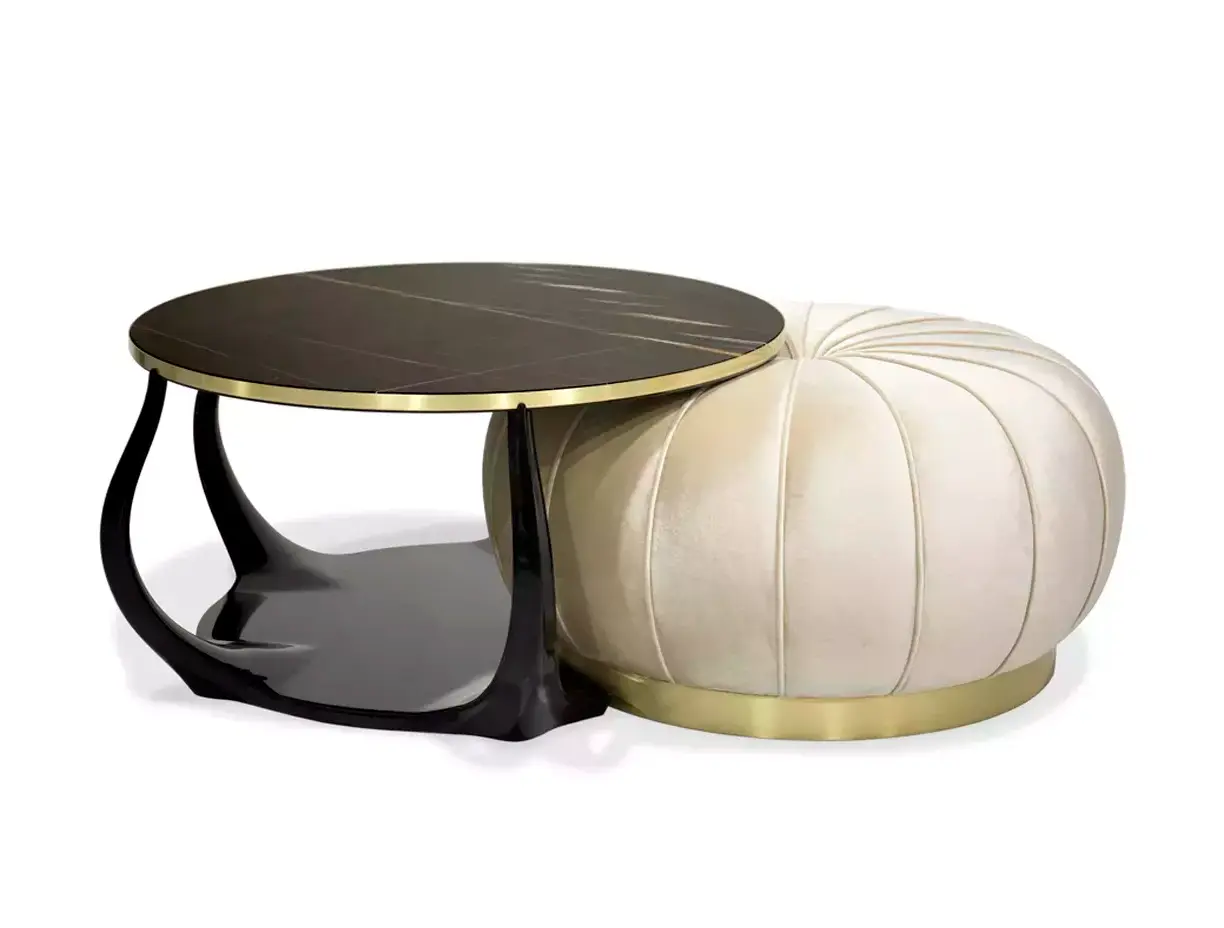Enlace Sahara Noir marmeren salontafel