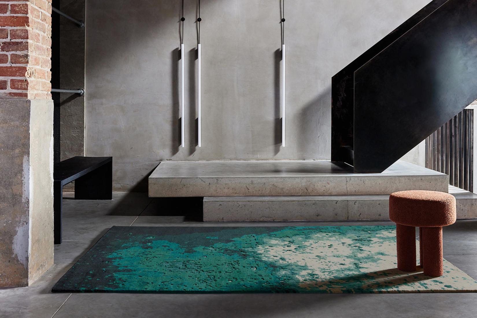 Tapis Dip Deep turquoise | Taille: 250 × 350 cm