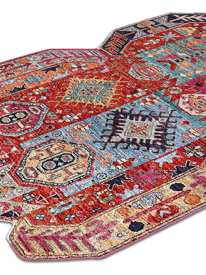 Multishape handgemaakt luxe vloerkleed