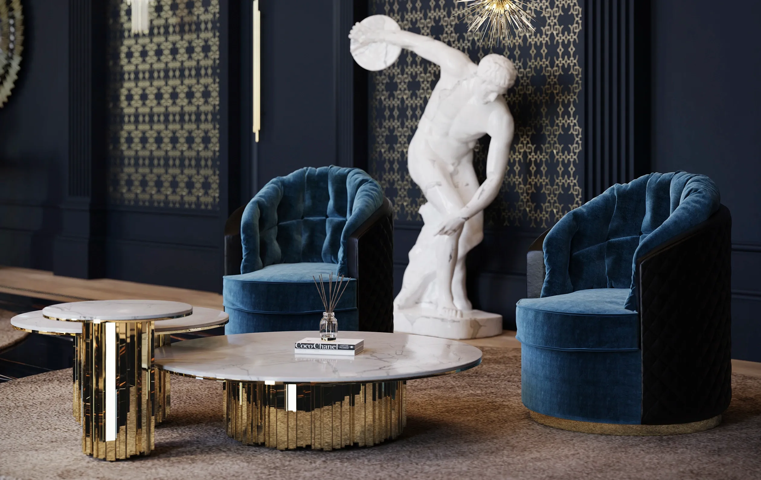 Fauteuil pivotant de luxe - 4