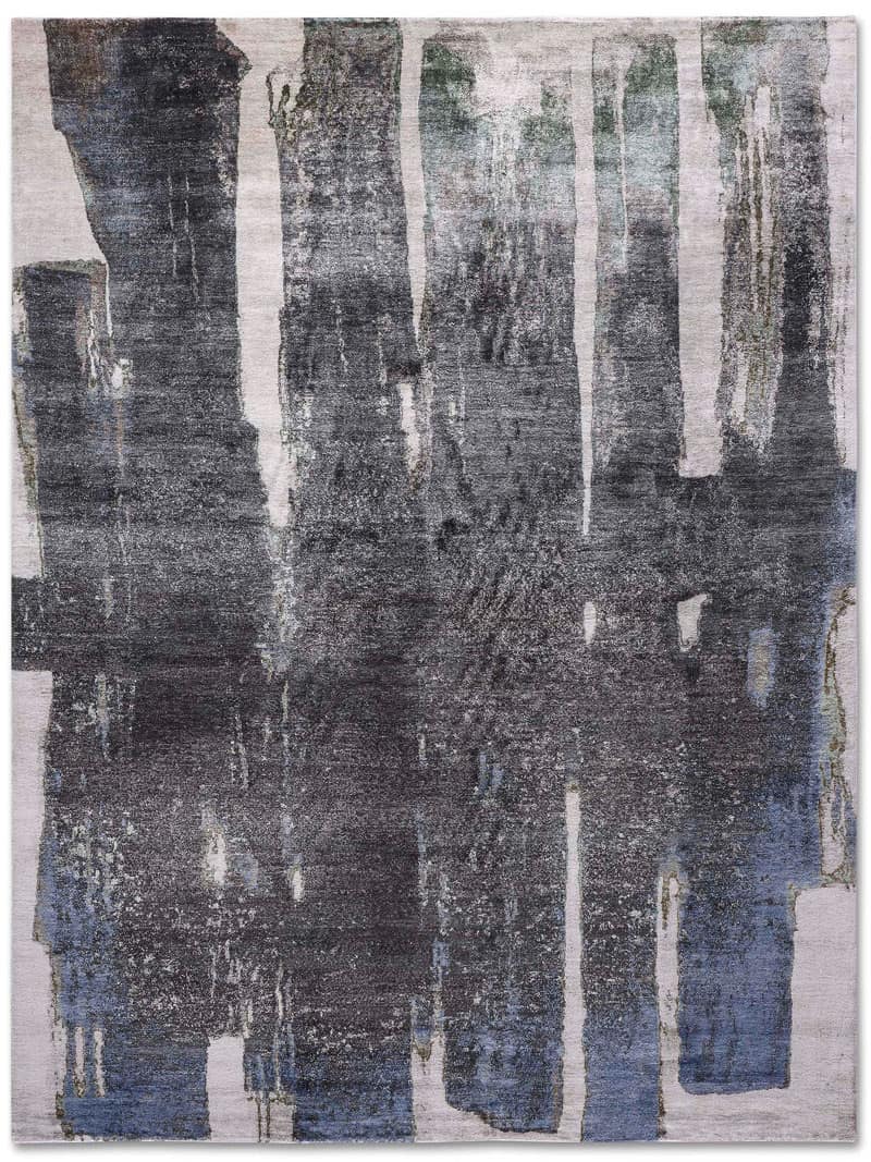 Tapis tissé main Black on Beige | Taille: 250 × 300 cm