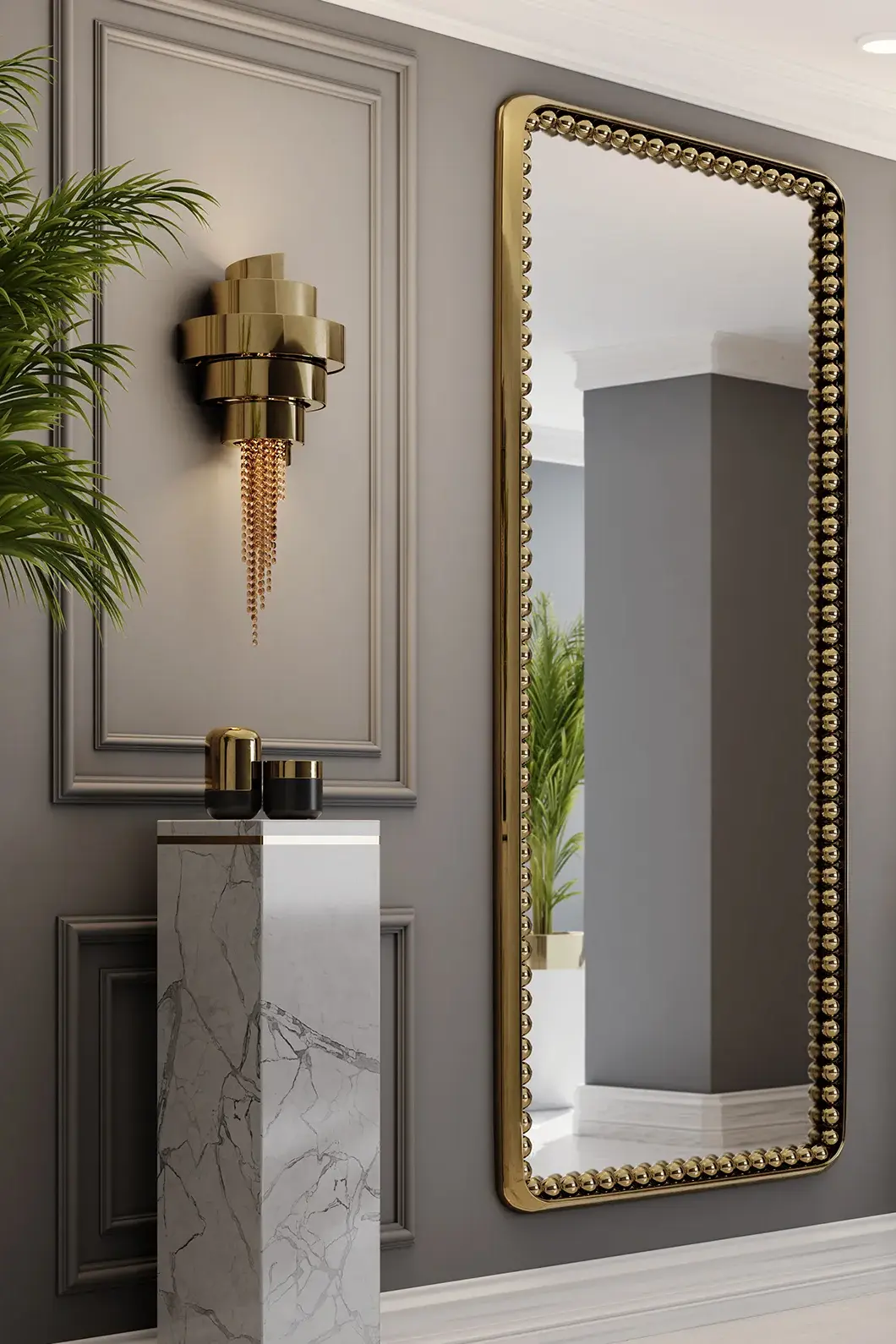 Miroir mural rectangulaire Orbit