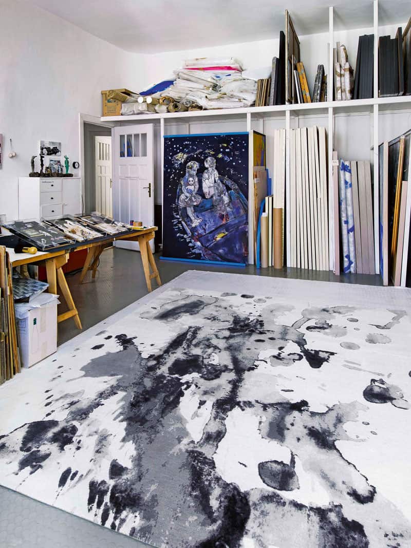 Tapis de luxe Black & White | Taille: 140 × 210 cm