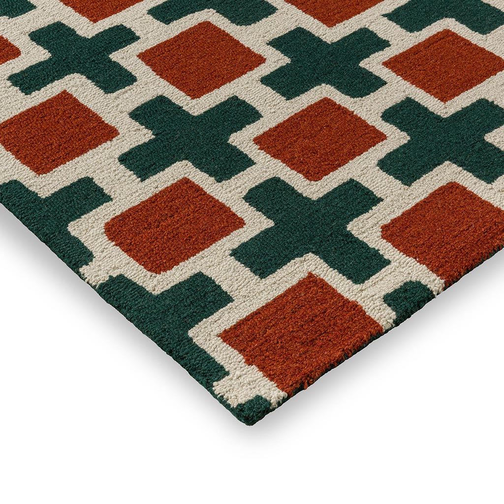 Tapis Hatch rouille