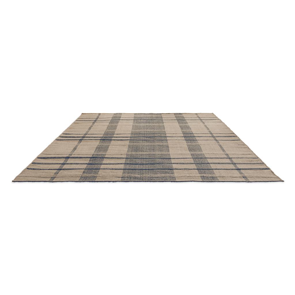 Tapis d’extérieur Zona denim à carreaux