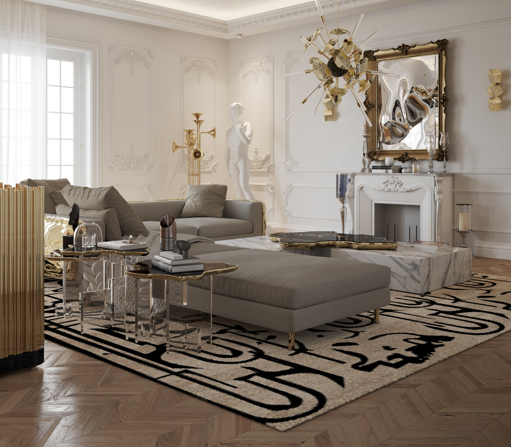 Table d’appoint Nero Obsidian XL