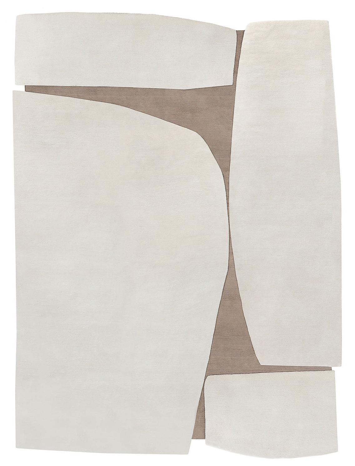 Geformd zand tapijt | Maat: 220 × 300 cm