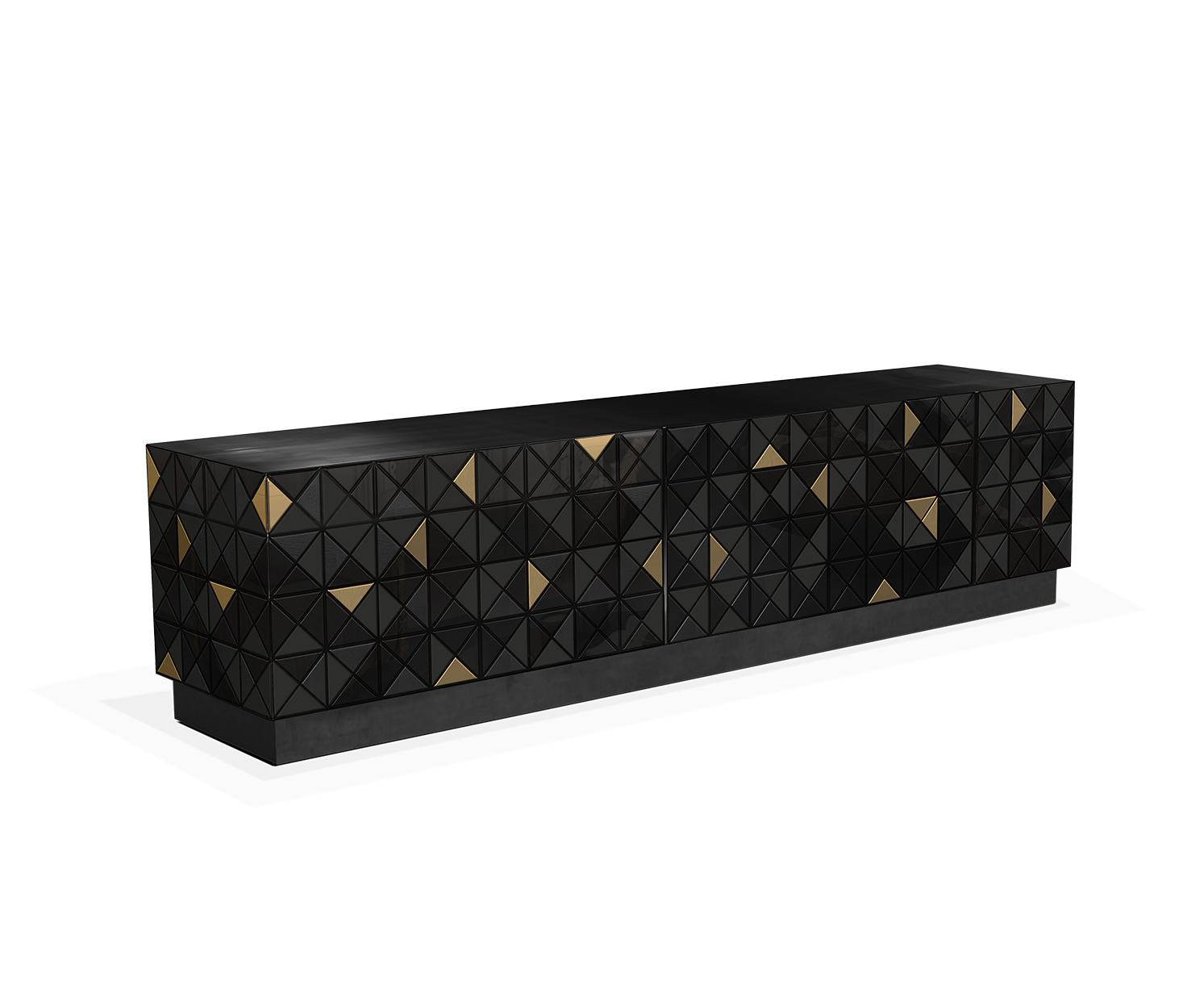 Mosaic zwart tv-kast