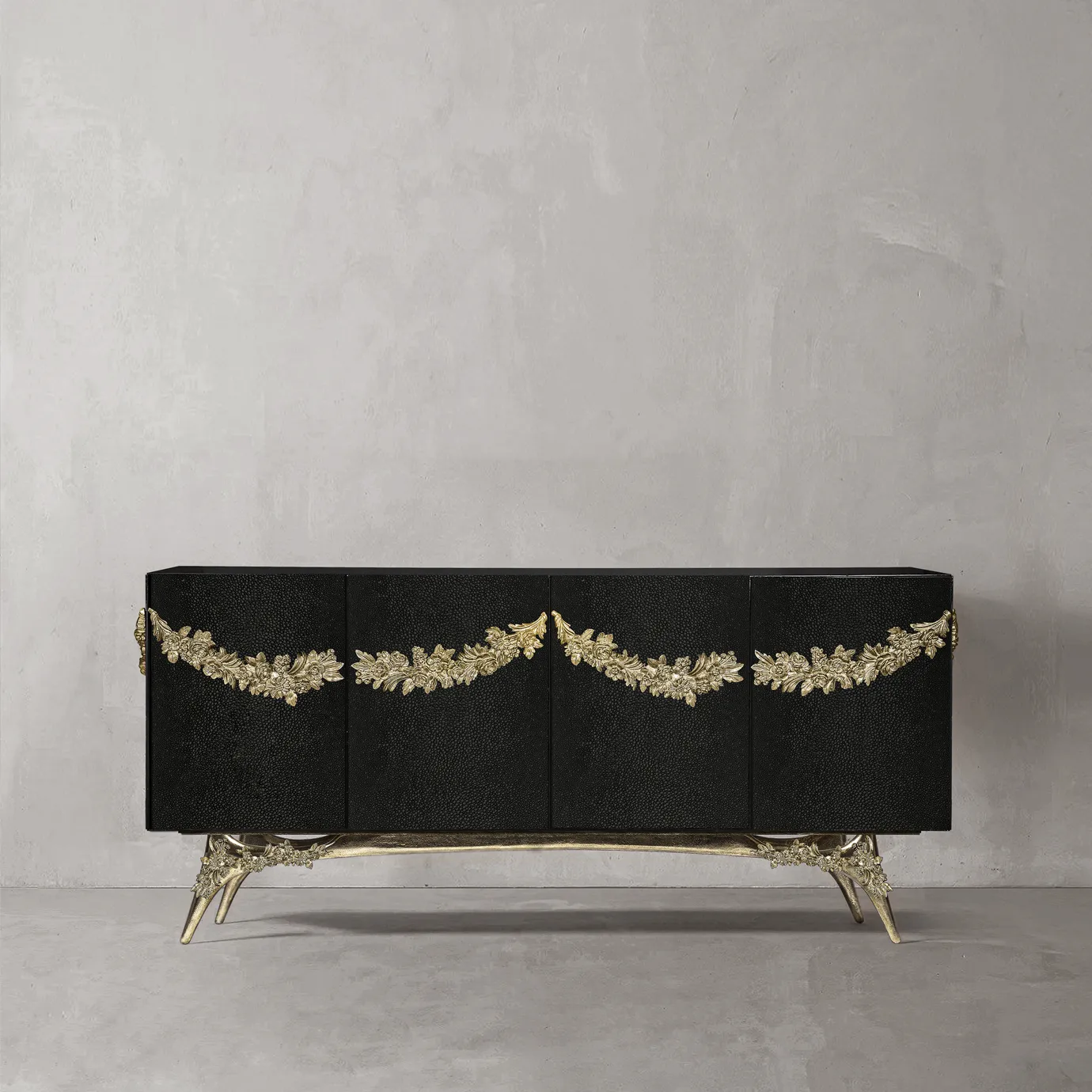 Buffet Majestica en cuir