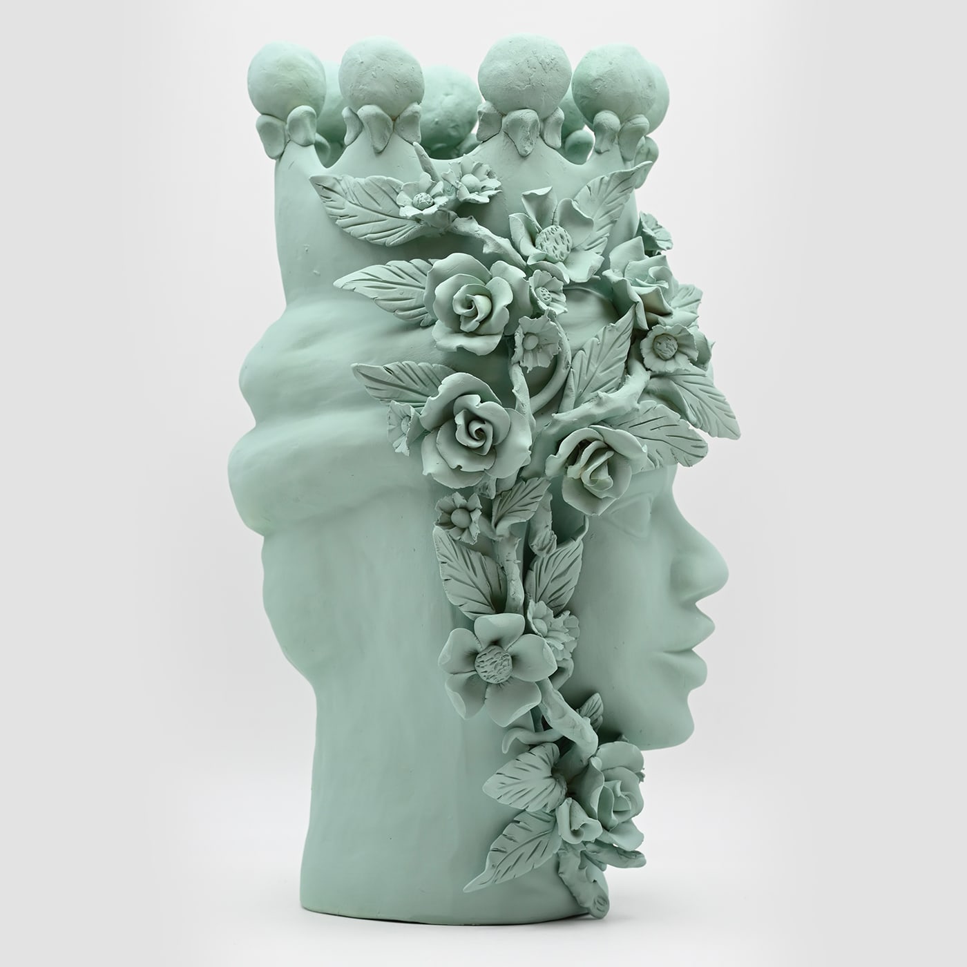 Moorkop handgemaakte sculptuur