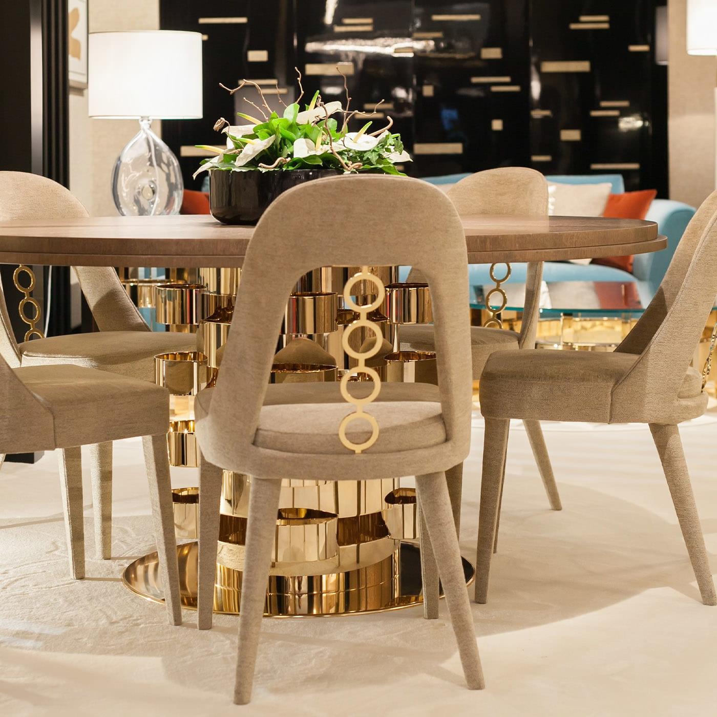 Chaise italienne contemporaine Liza