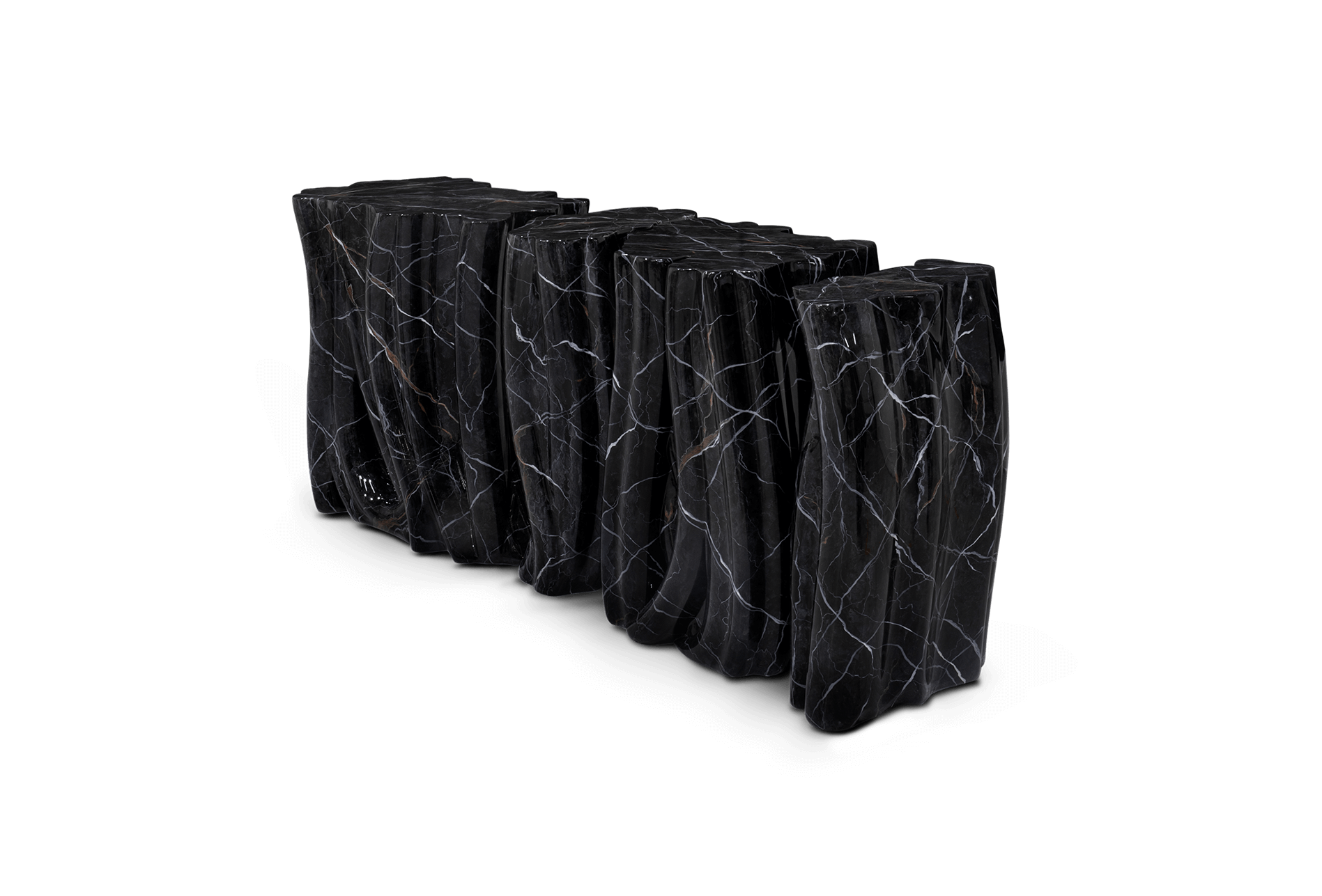 Buffet Monochrome marbre composite premium