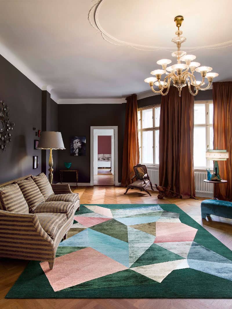 Tapis de luxe noué à la main Super