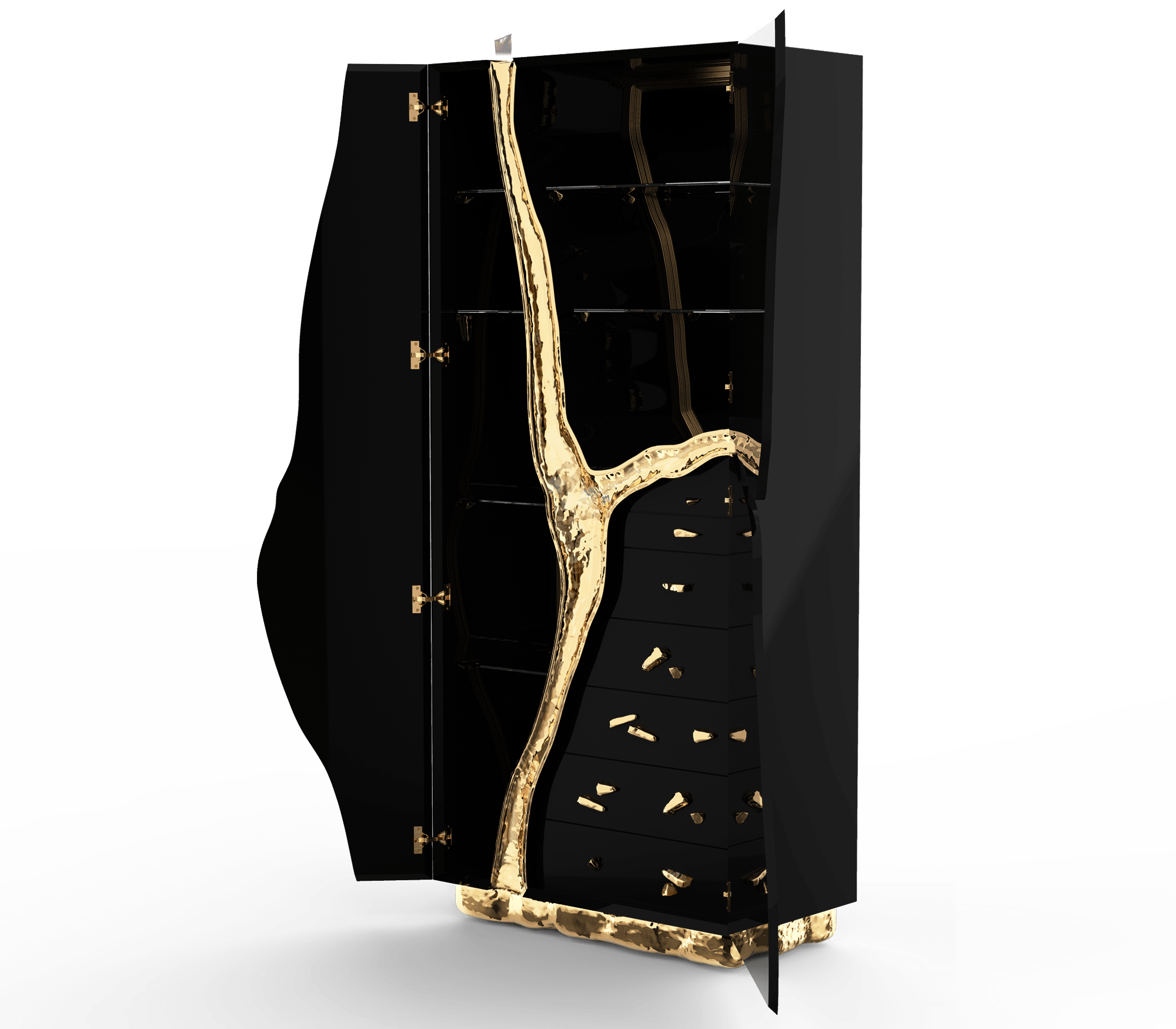 Armoire Fissure noire