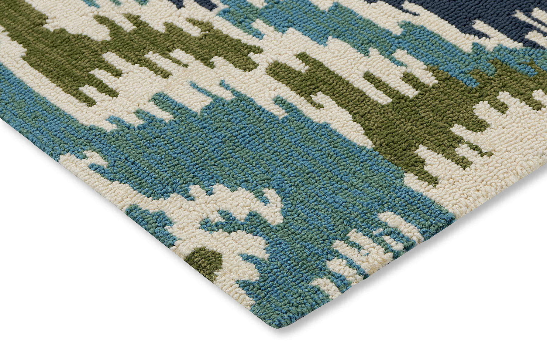 Tapis d’extérieur Ixora Emera/Palm/Chartr | Taille: 160 × 230 cm