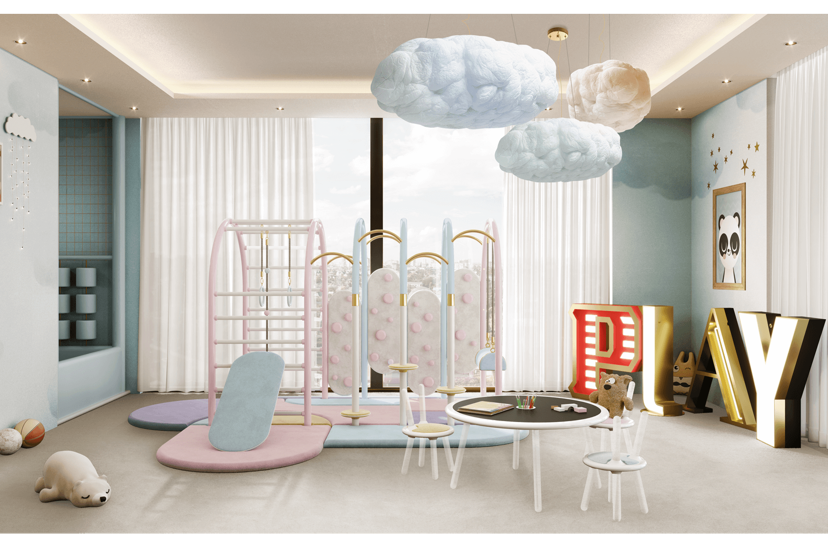 Lettre Y lumineuse Youthful