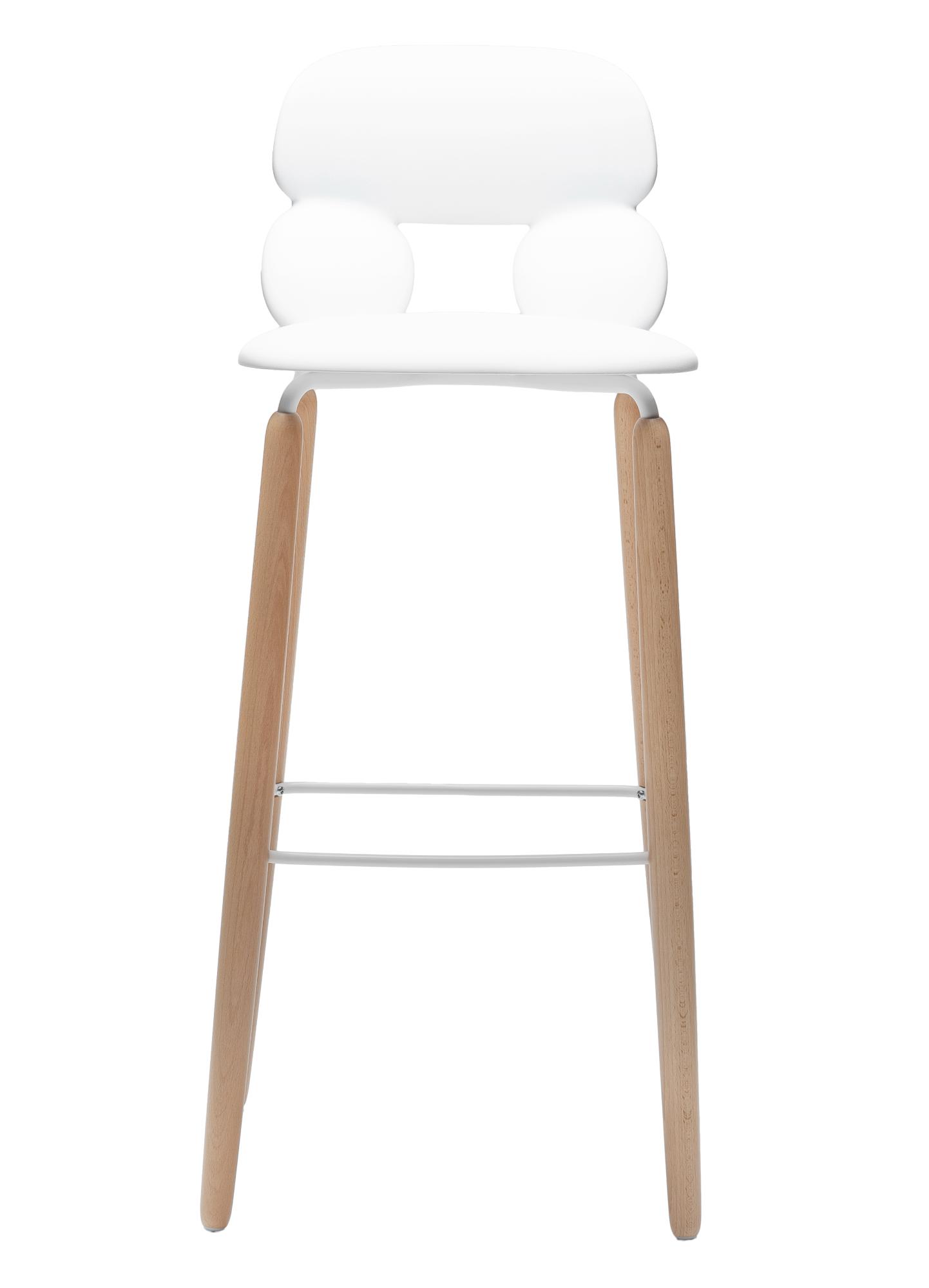 Tabouret de bar Nube W SG-80 Blanc