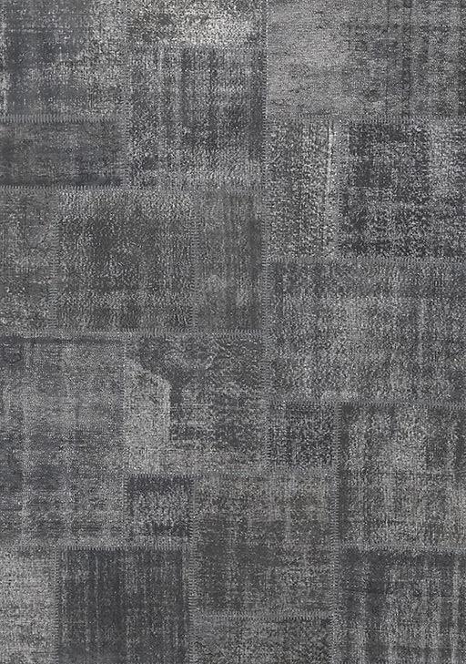 Tapis patchwork gris foncé | Taille: 275 × 365 cm