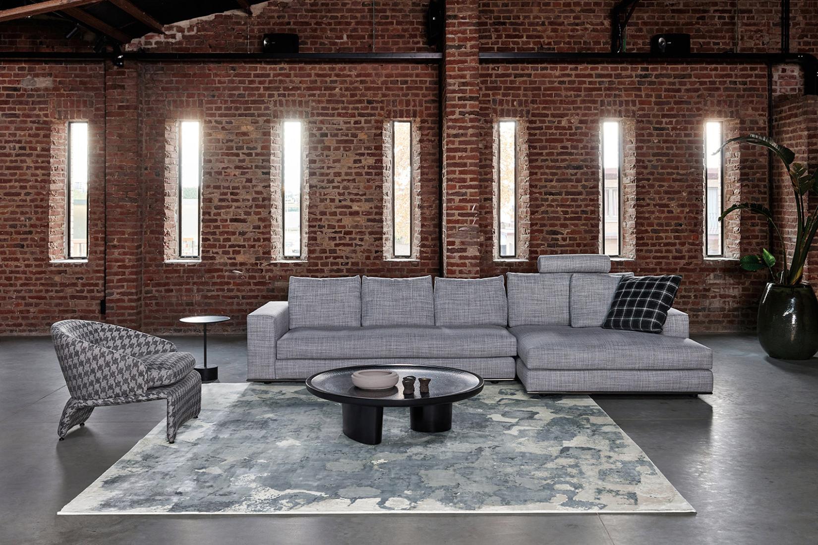 Patchwork astral grijs tapijt | Maat: 300 × 300 cm