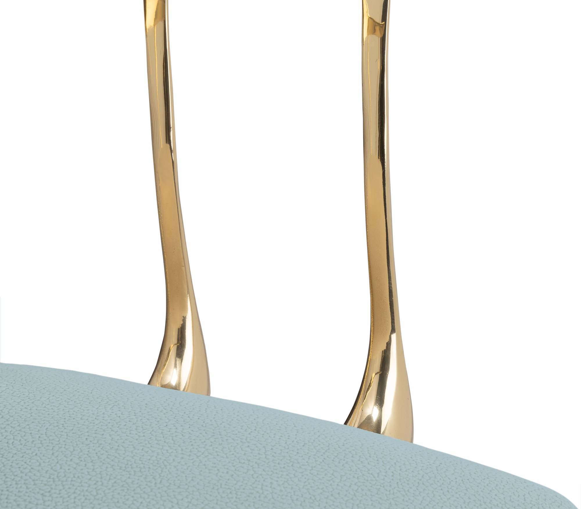 Chaise de luxe bleu clair