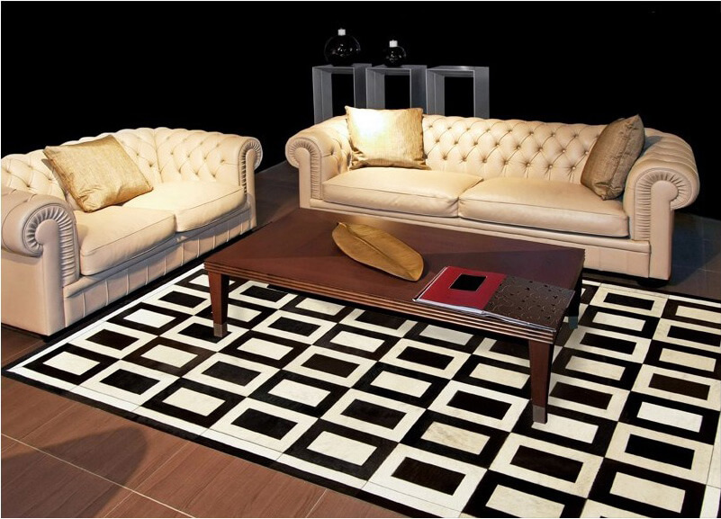 Livadia koeienhuid tapijt | Maat: 160 × 230 cm