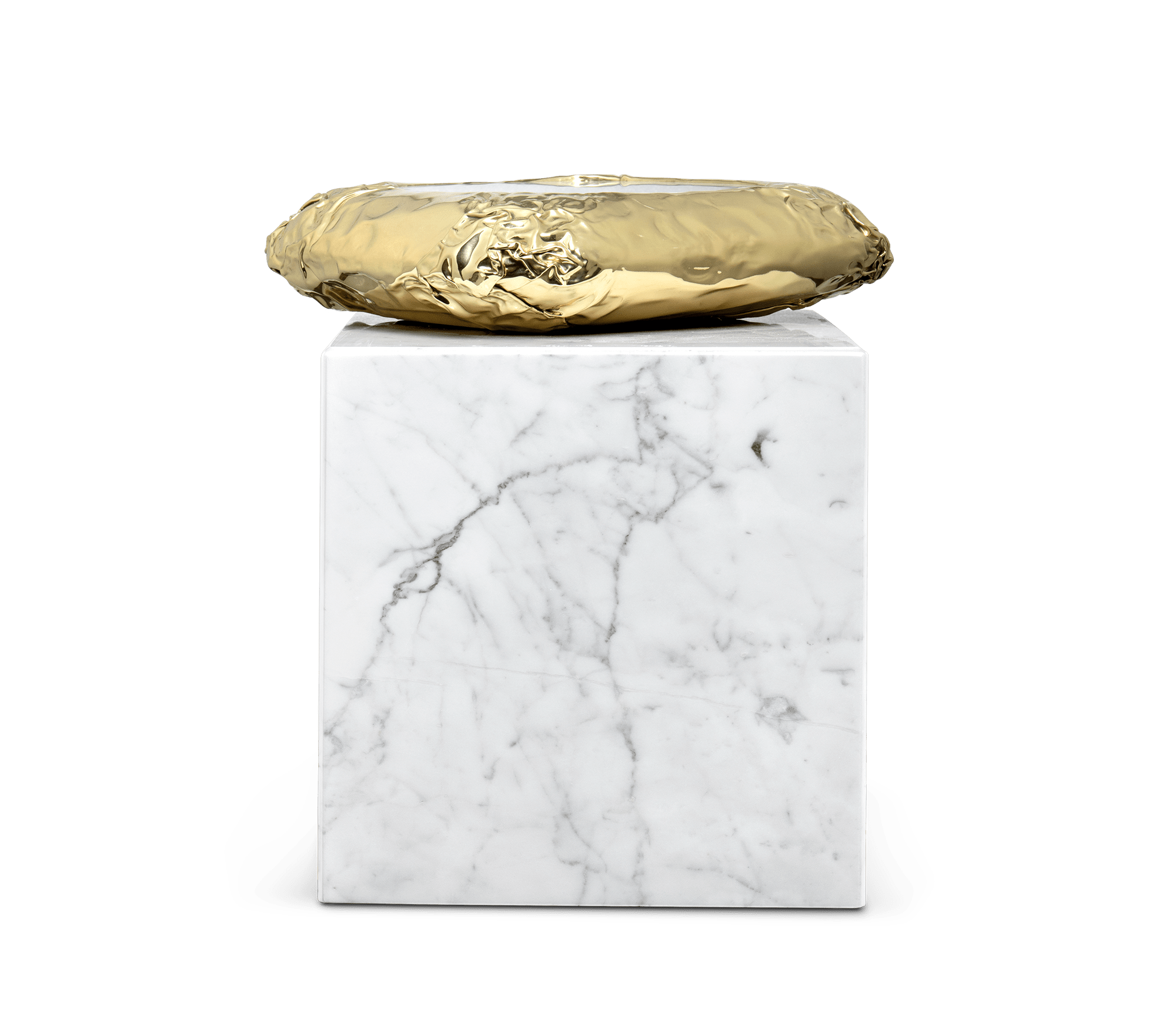 Table d’appoint Megalith Carrara