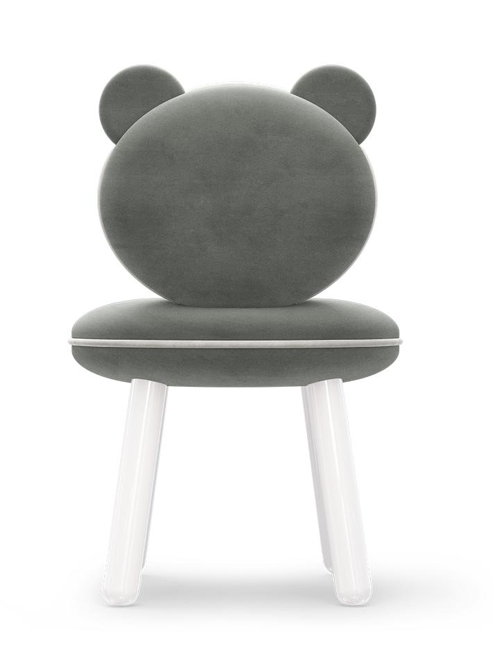 Chaise enfant Ours duveteux