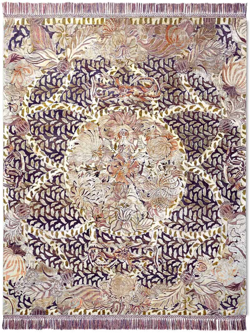 Aubusson mix handgeweven vloerkleed
