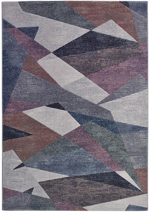 Tapis Geometric tissé à la machine | Taille: 120 × 170 cm