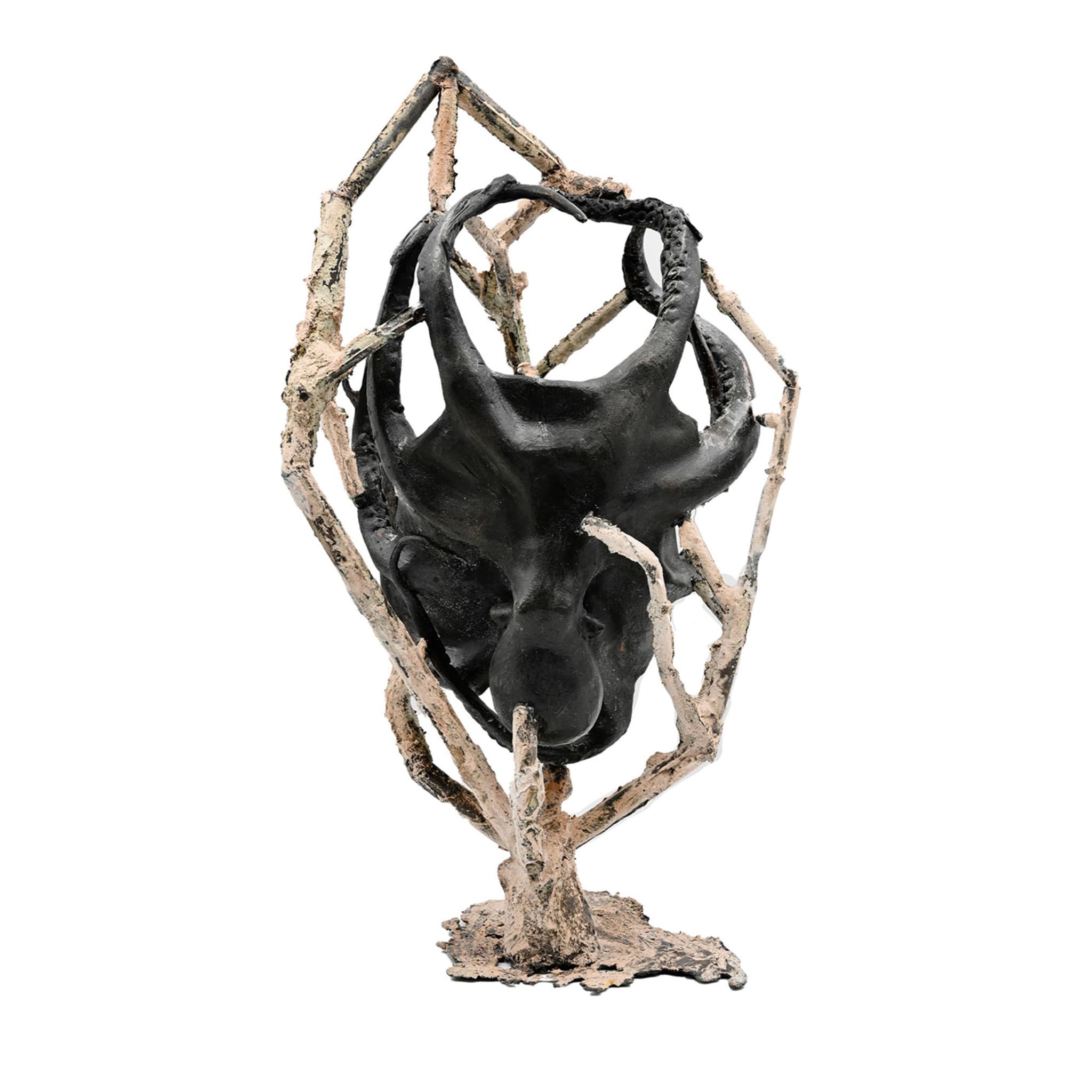 Octopus bronzen sculptuur