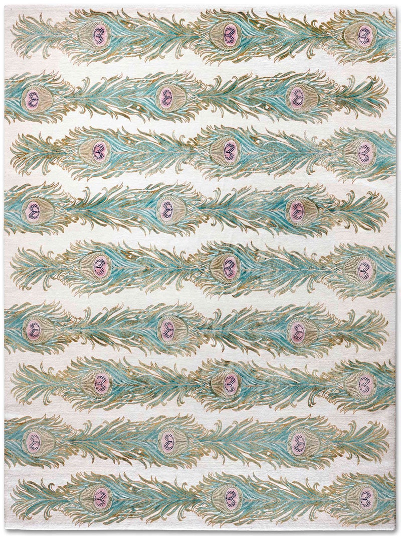 Feathers Lane handgemaakt luxe vloerkleed