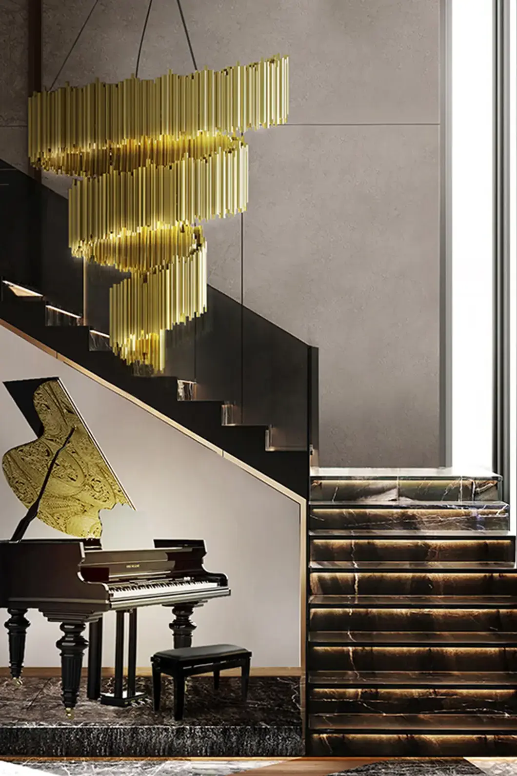 Lustre Harmony en spirale - 2