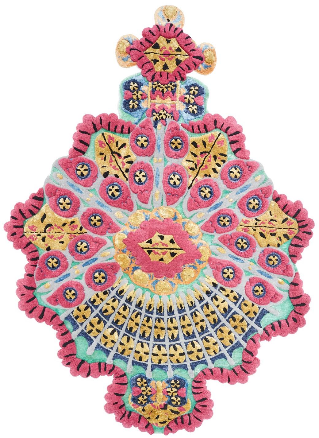 Carnival rond luxe designer vloerkleed