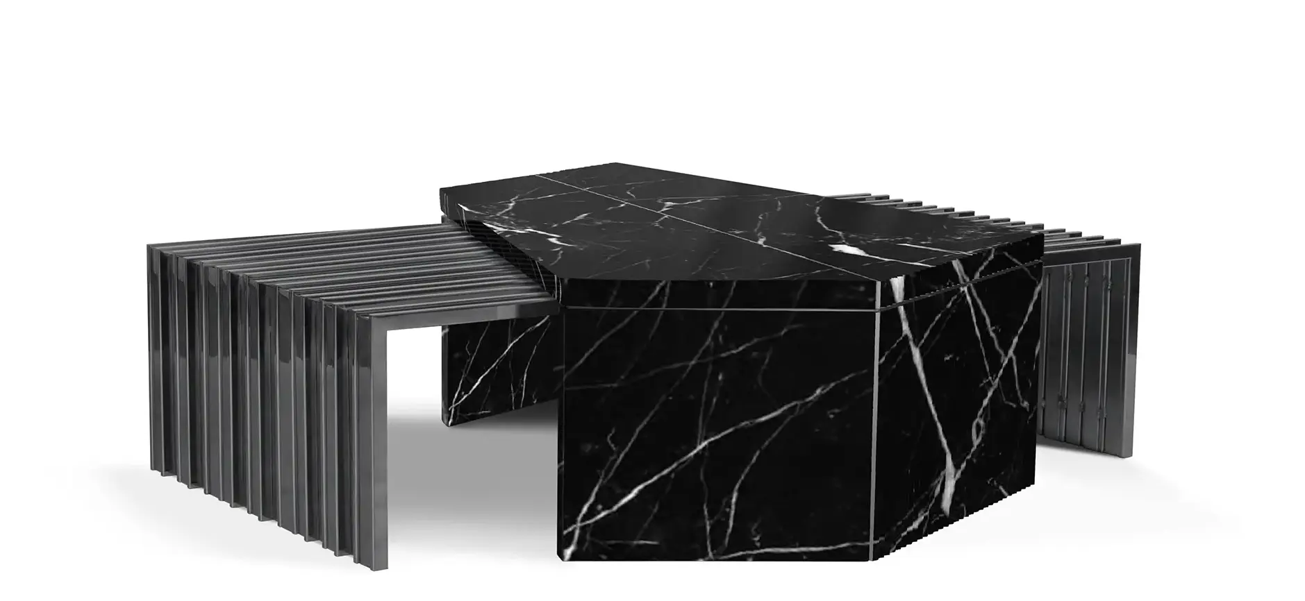 Monarch zwarte salontafel