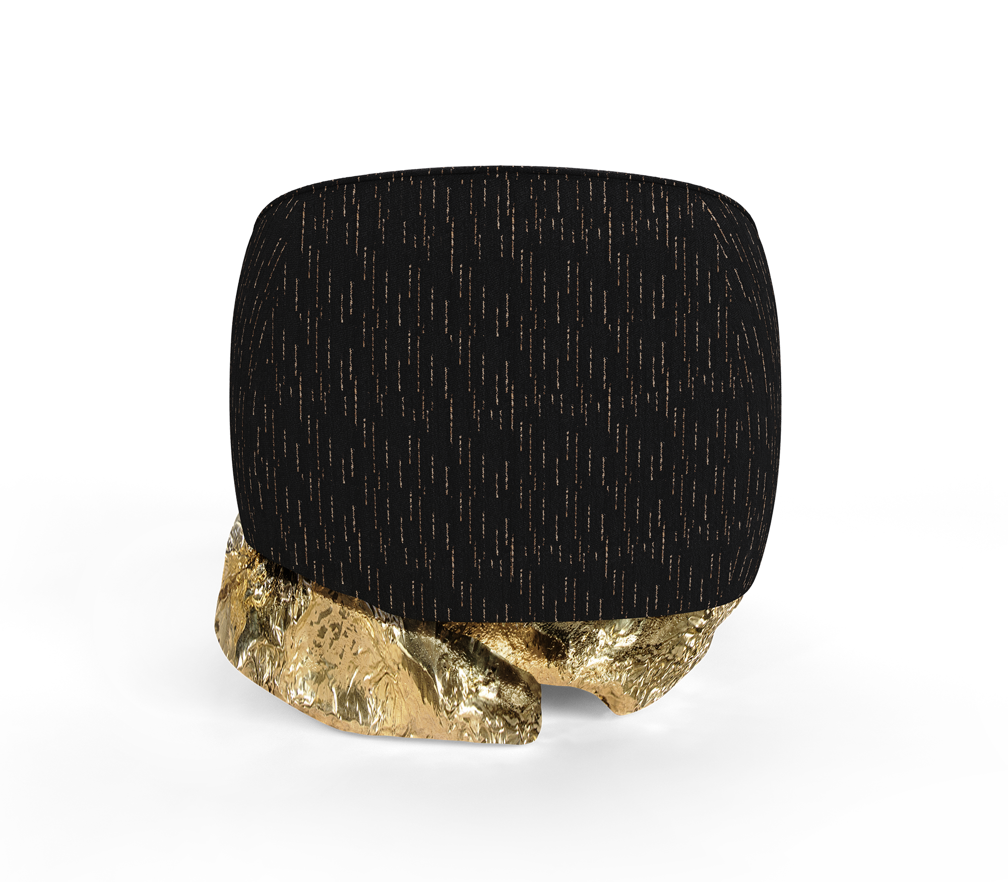 Fauteuil noir Angora II
