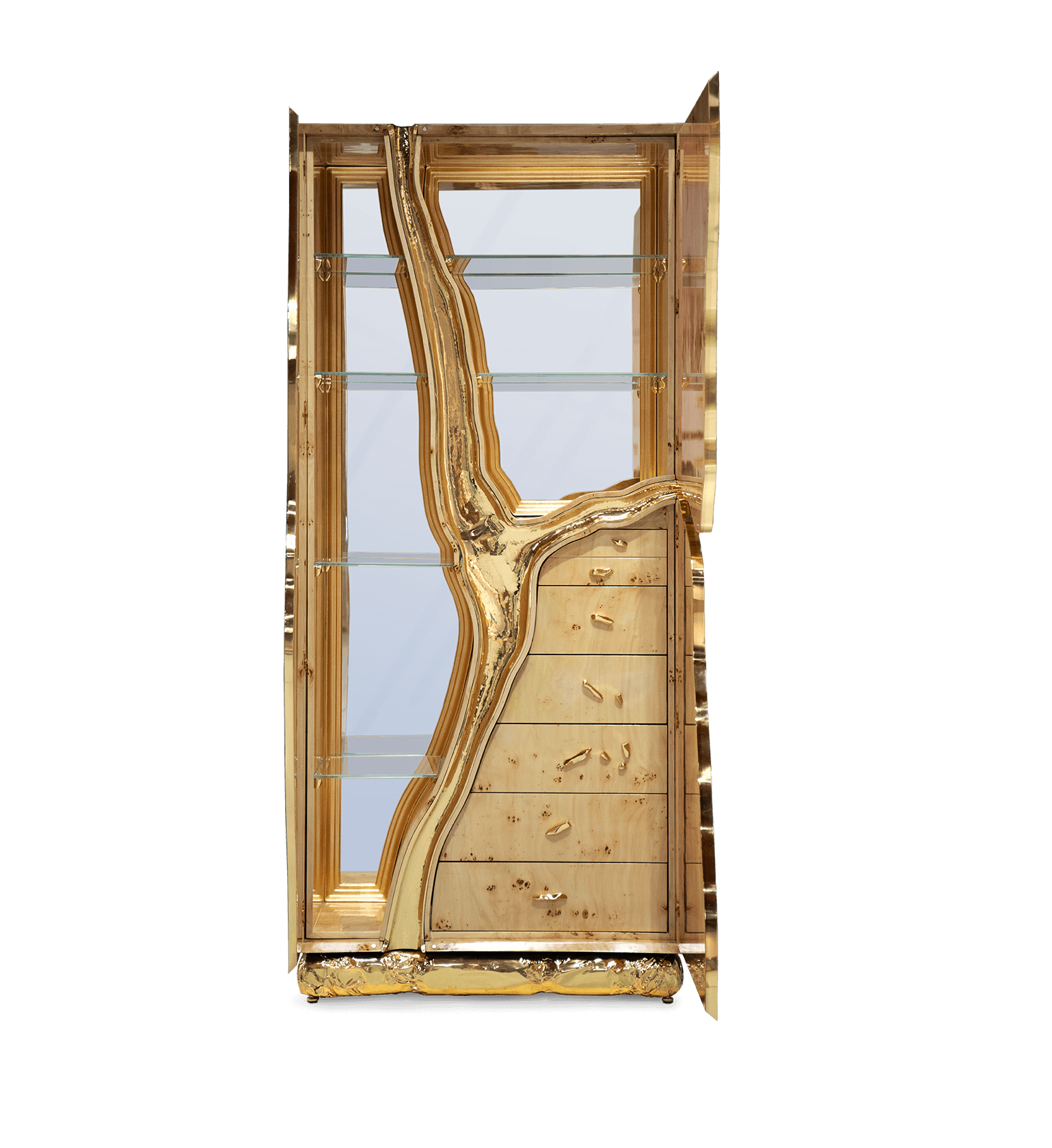 Armoire Fissure en peuplier
