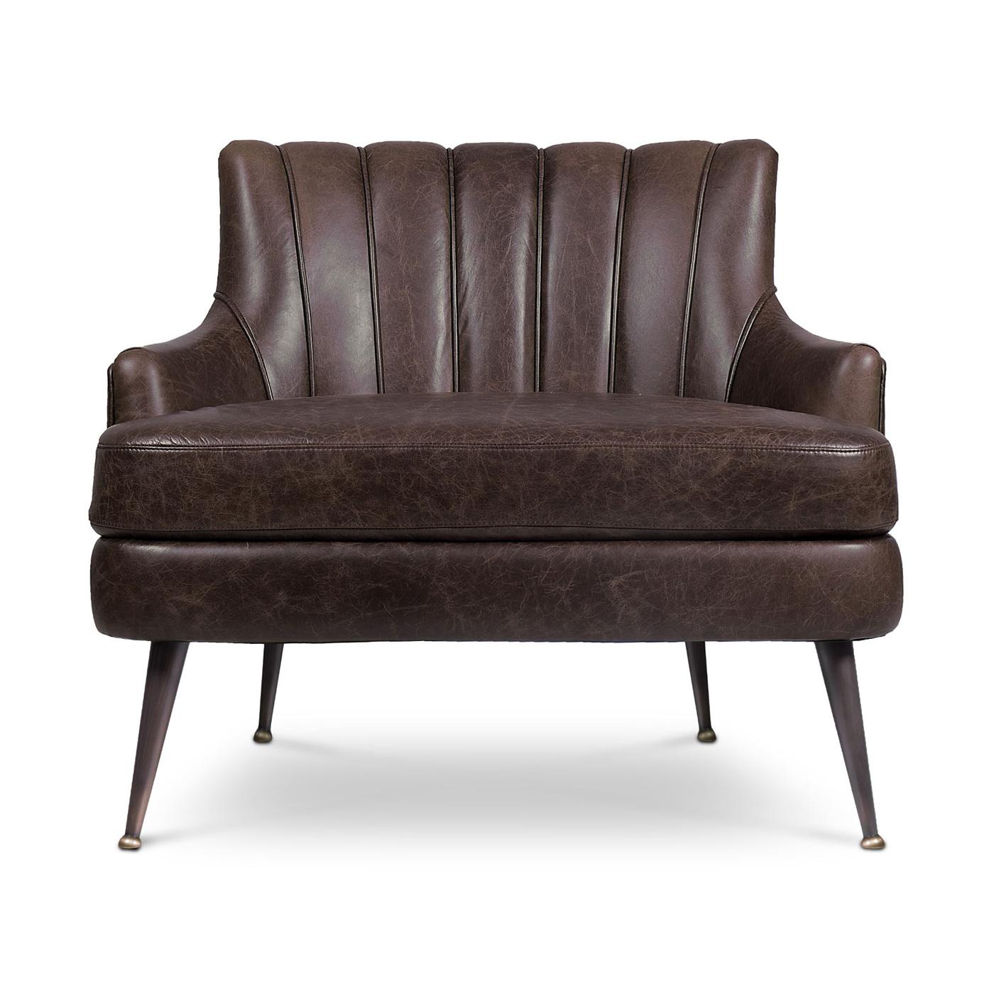 Fauteuil en cuir