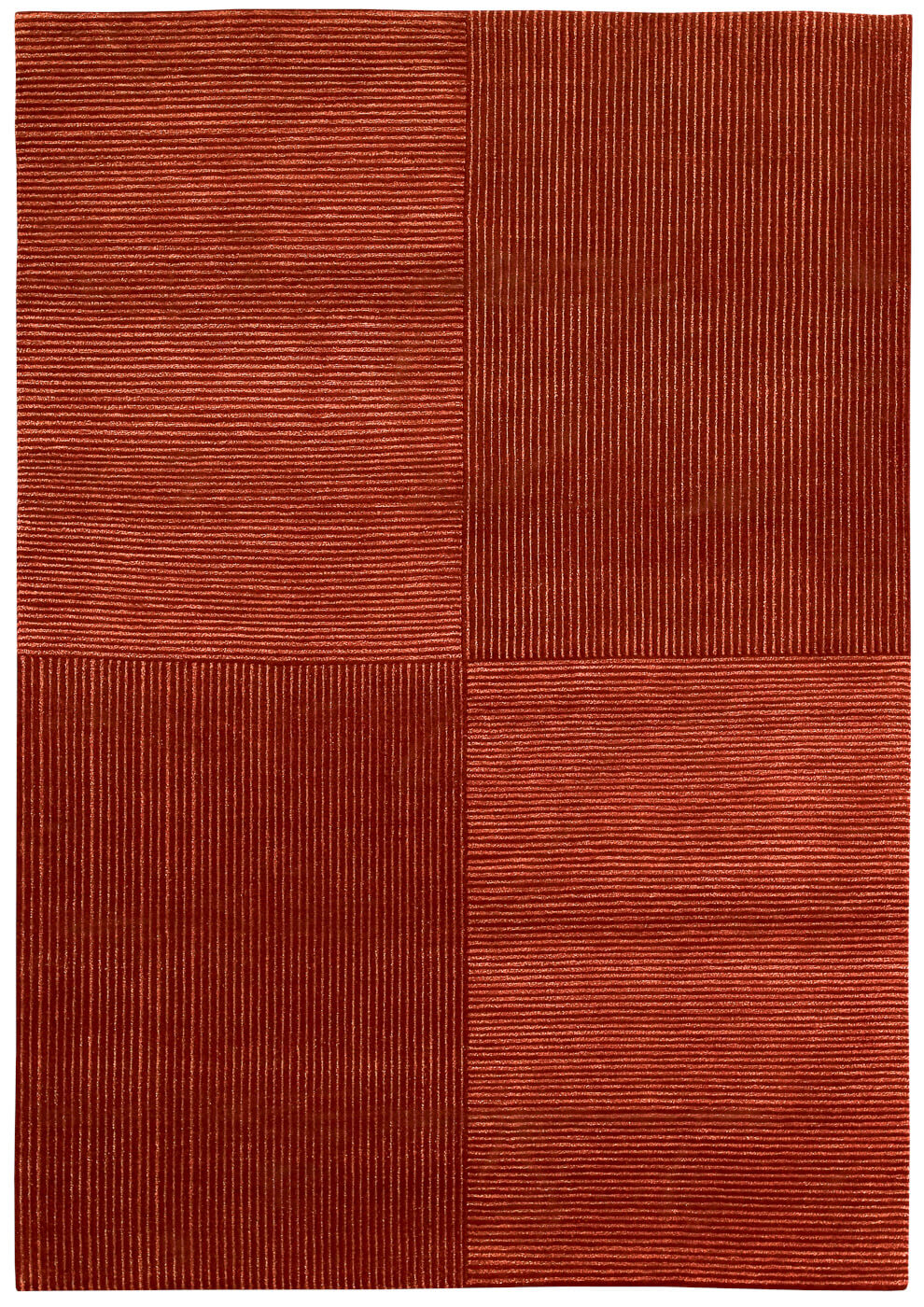 Vario 1 rood tapijt | Maat: 300 × 400 cm