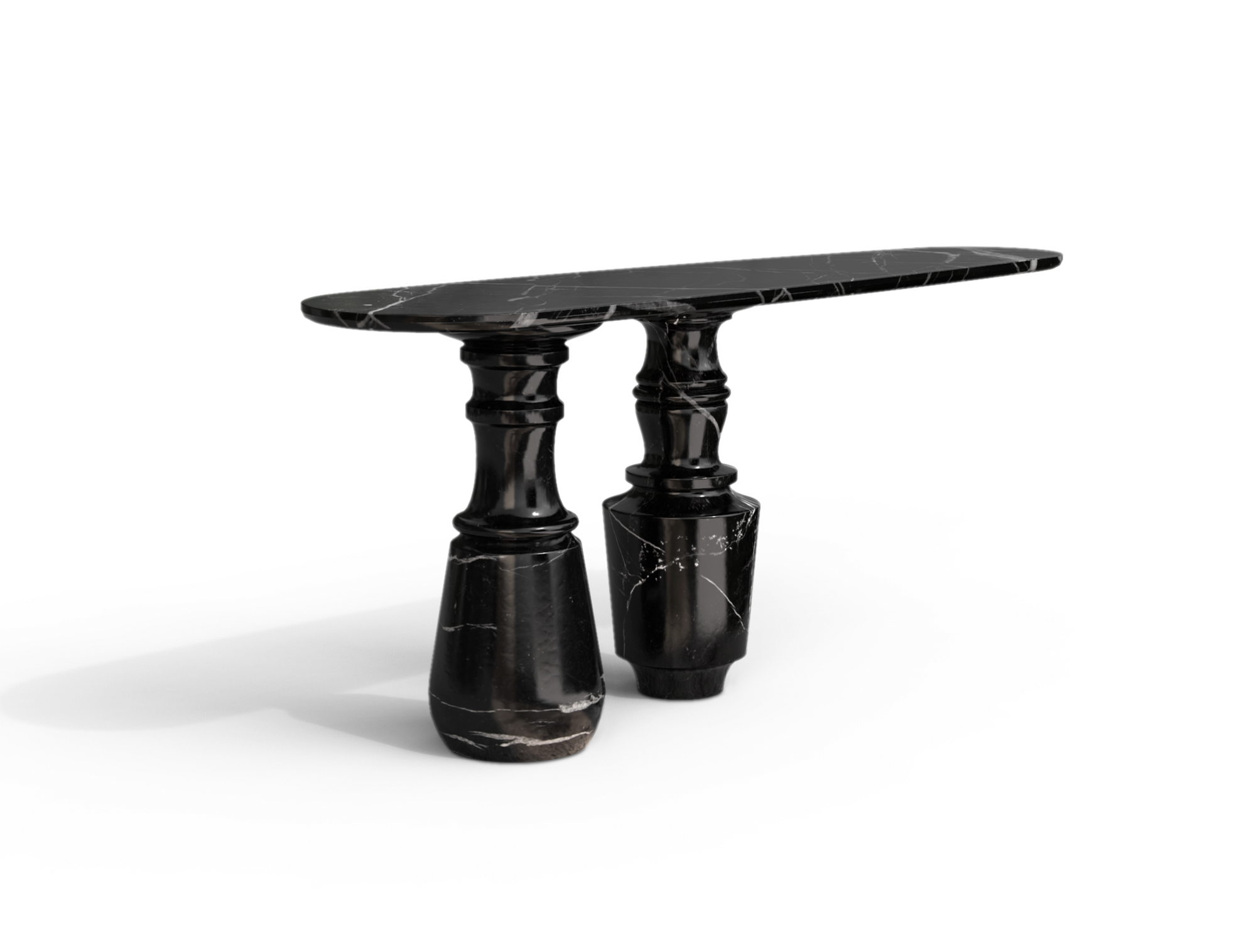 Console Obsidian Nero Marquina