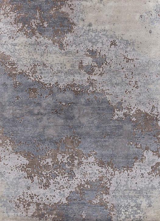 Tapis noué à la main abstrait