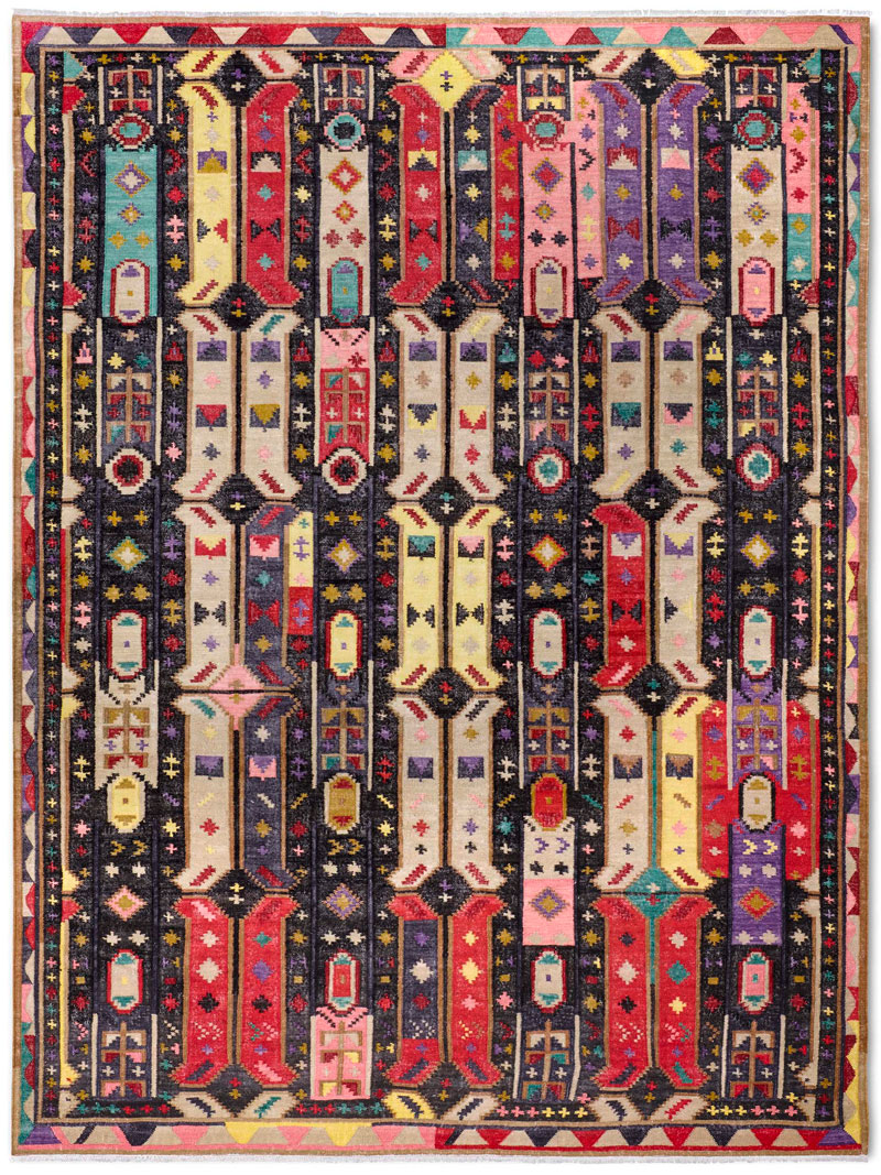 Flatweave handgemaakt luxe tapijt | Maat: 183 × 274 cm