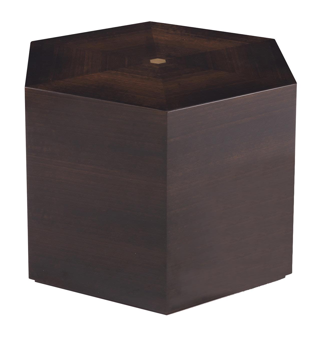 Achthoekige bijzettafel