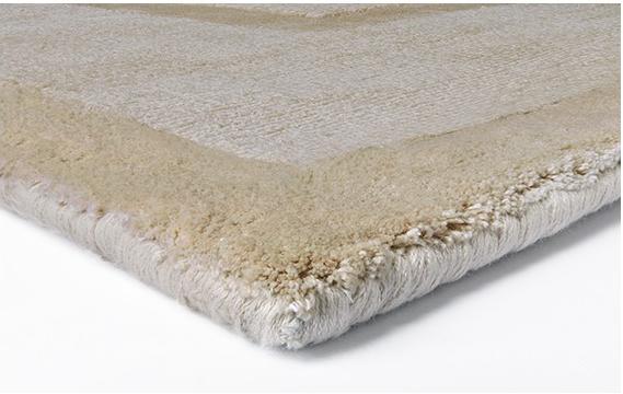 Tapis Domino Tencel beige | Taille: 200 × 300 cm