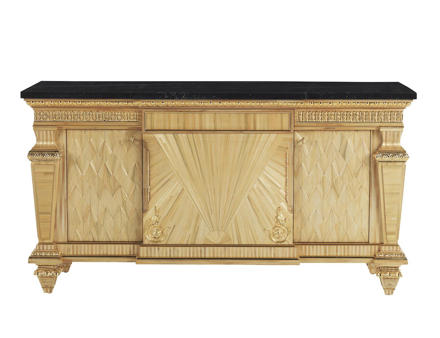 Buffet plateau marbre