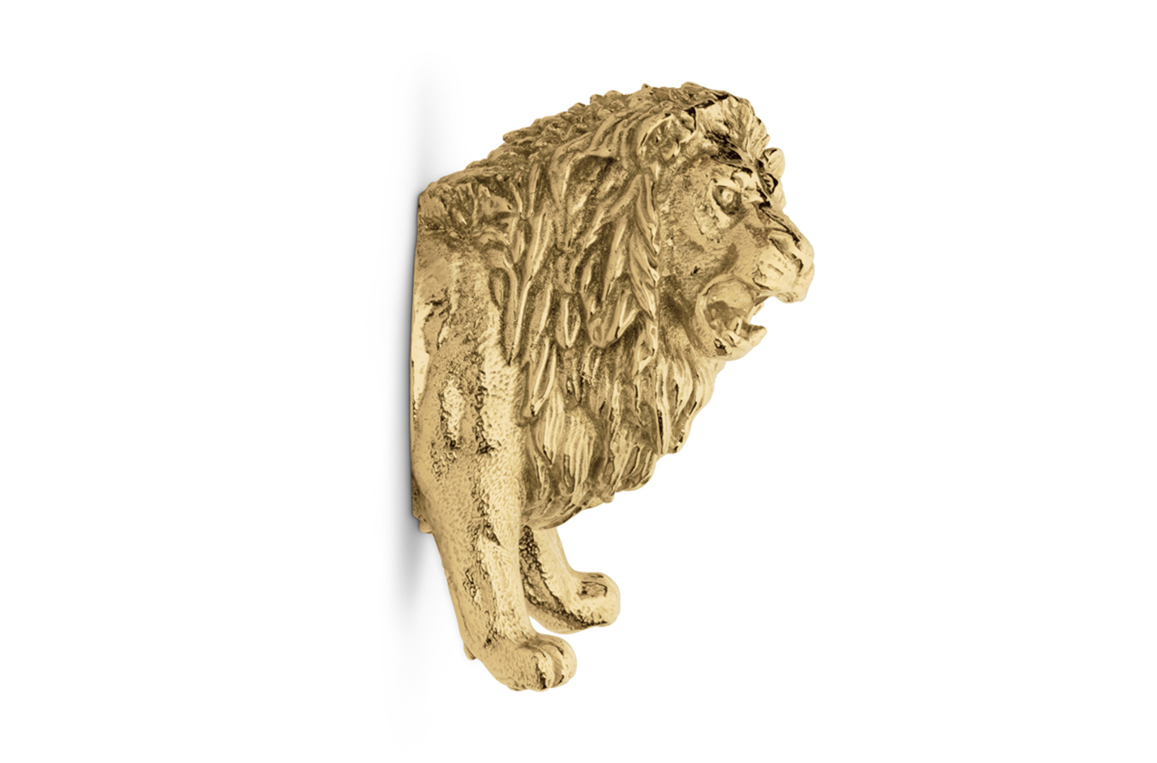 Poignée décorative Lion féroce