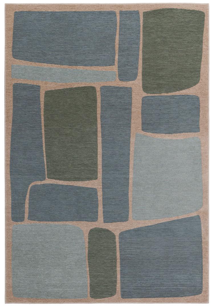 Tapis Chantilly Pierre Turquoise