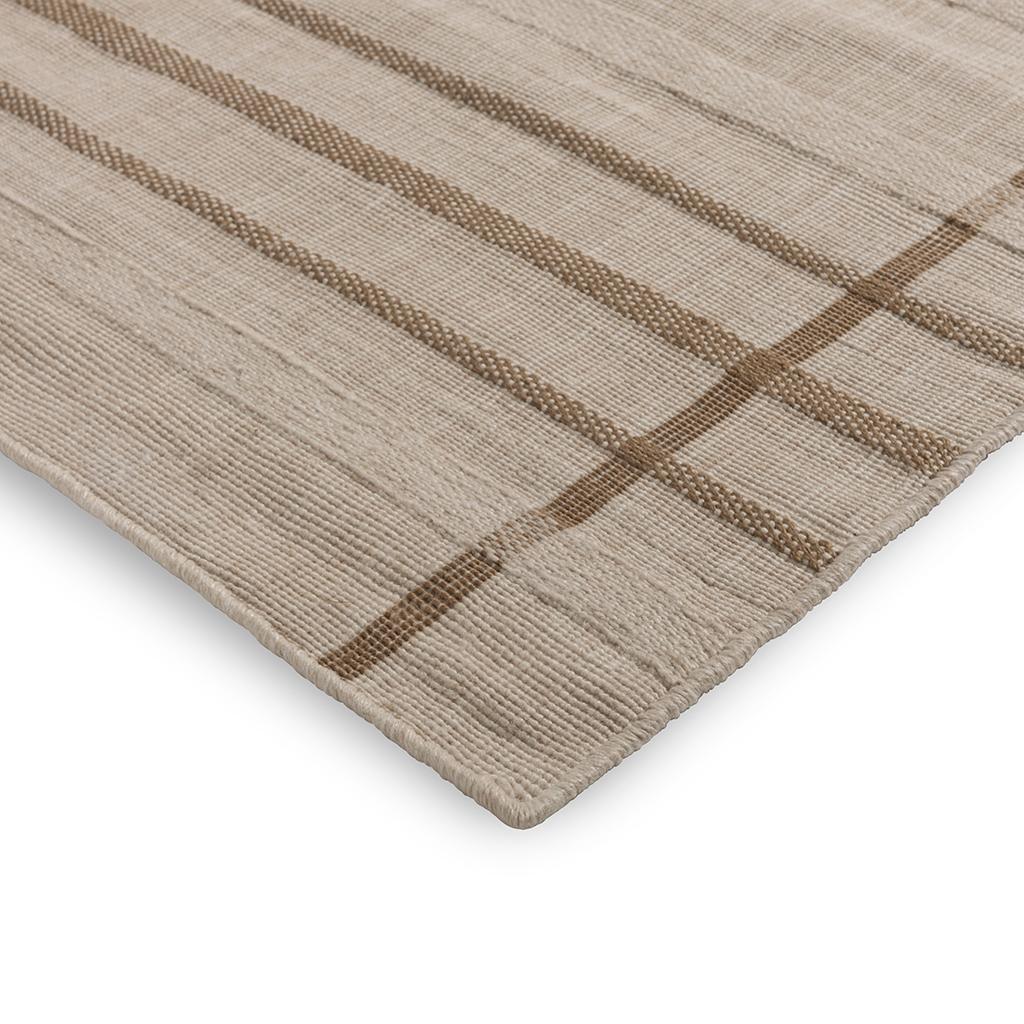 Zona sesam lijn outdoor tapijt | Maat: 160 × 230 cm