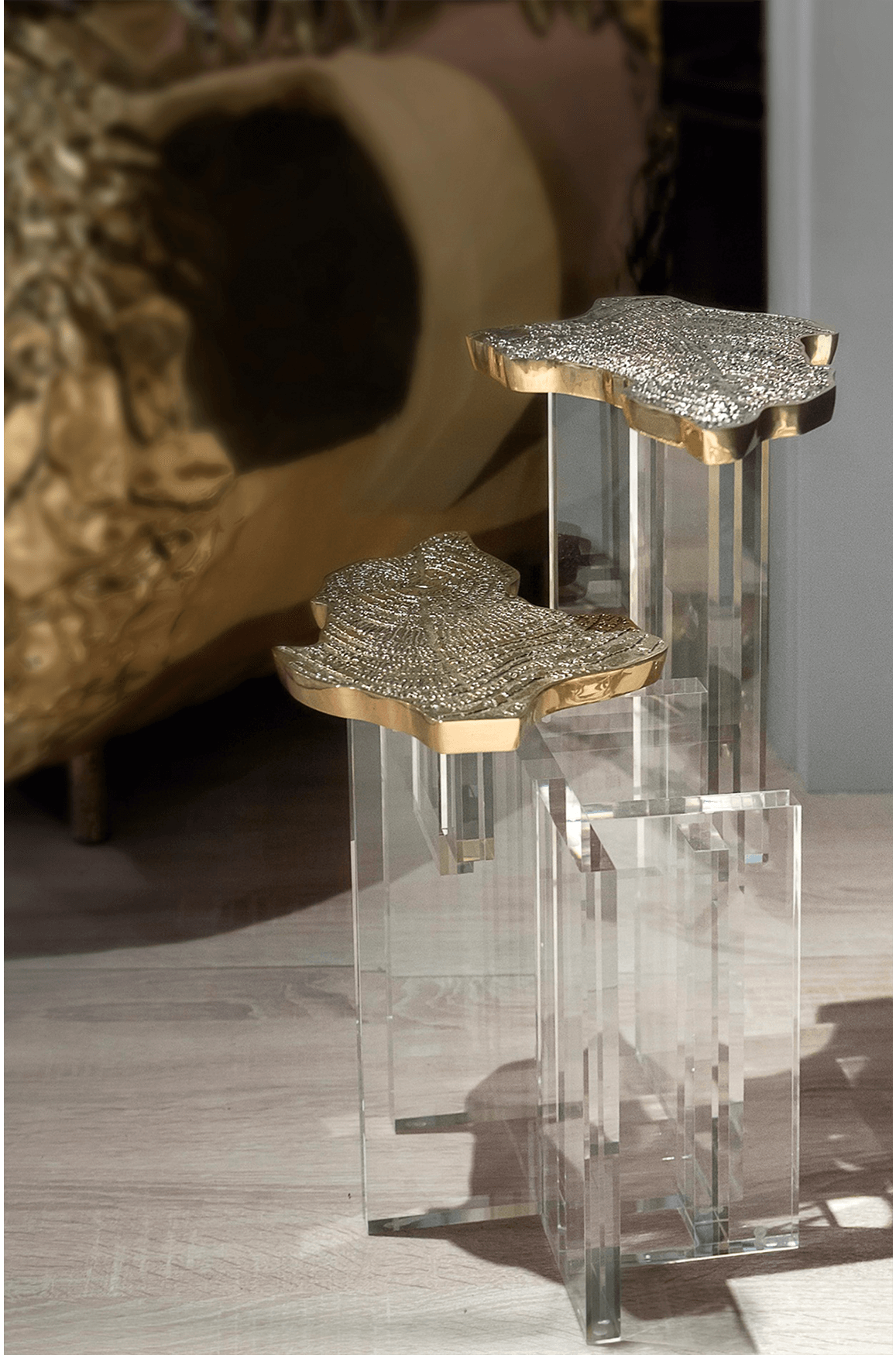 Table d’appoint Orion dorée