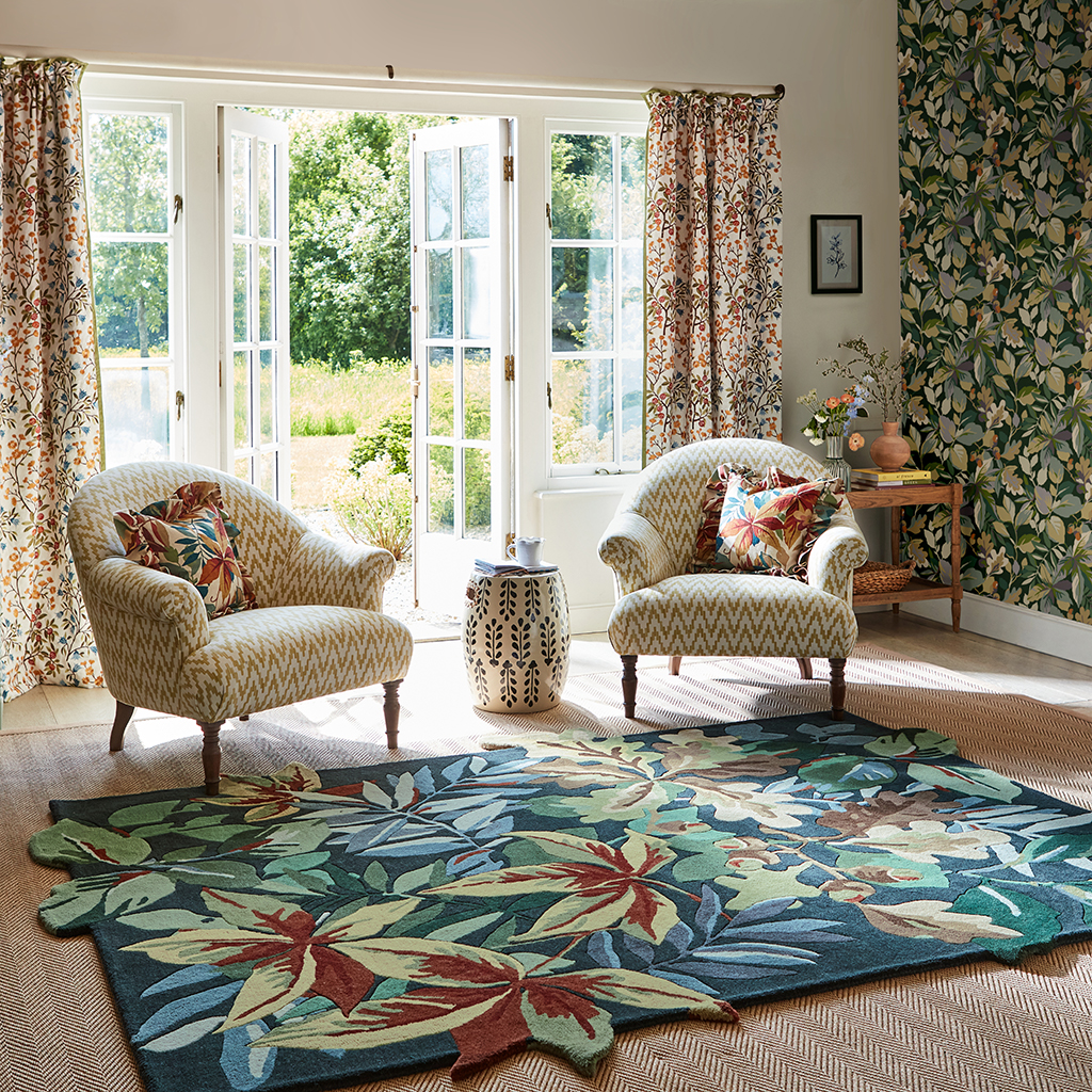 Tapis Robin’s Wood vert forêt | Taille: 200 × 280 cm