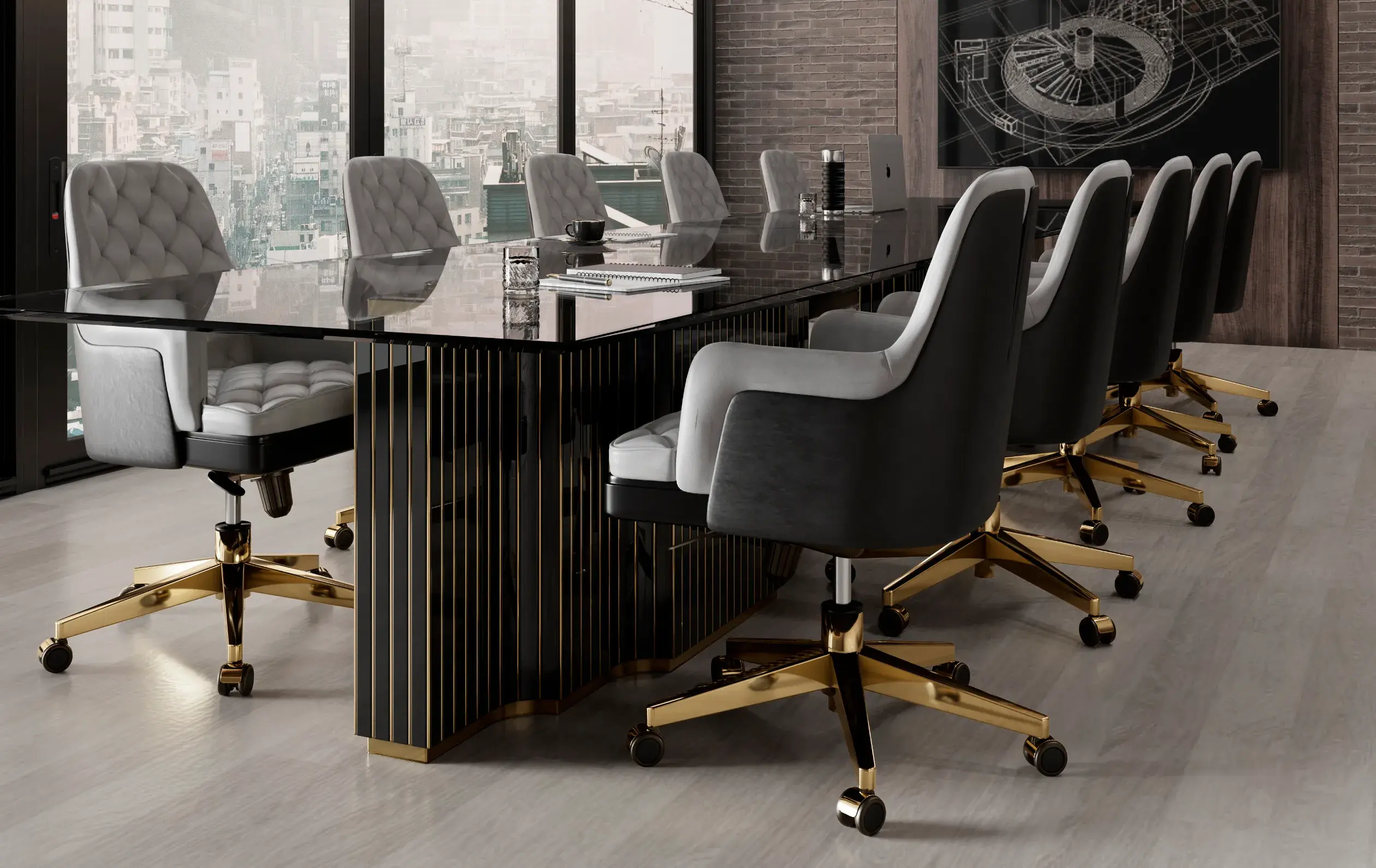 Petit fauteuil de bureau Regal